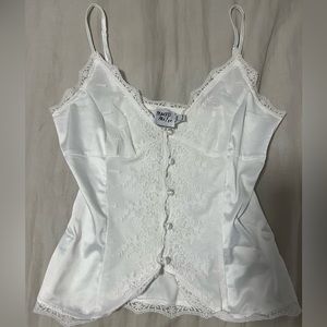 Princess Polly lace button up tank top